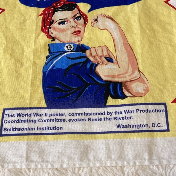Rosie the Riveter Tee Towel from Smithsonian Institution We Can Do It! - Picture 2 of 8